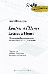 Lettres à Henri