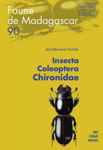 Insecta Coleoptera Chironidae - Jean-Bernard Huchet - Quae