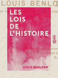 Les Lois de l'histoire