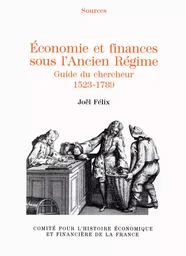 Économie et finances sous l’Ancien Régime