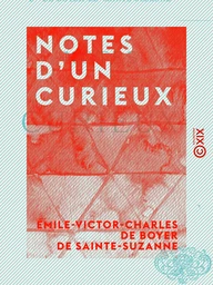 Notes d'un curieux