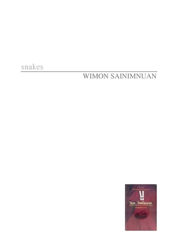 Snakes - Wimon Sainimnuan - Thaifiction Publishing