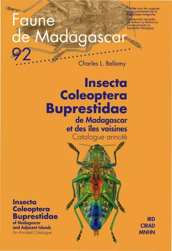 Insecta Coleoptera Buprestidae de Madagascar et des îles voisines/Insecta Coleoptera Buprestidae of Madagascar and Adjacent Islands - Charles L. Bellamy - Quae