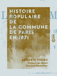 Histoire populaire de la Commune de Paris en 1871