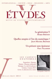 Etudes Juillet-Août 2013