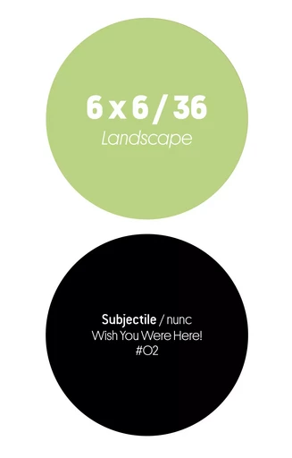 6 x 6 / 36 - Landscape - Annick Bureaud, Jean-Luc Soret, Cyril Thomas - Éditions Subjectile