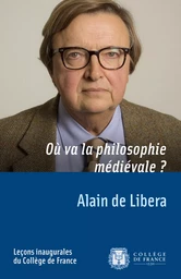 Où va la philosophie médiévale ?