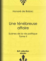 Une ténébreuse affaire