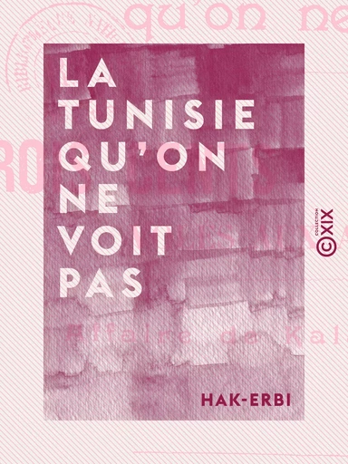 La Tunisie qu'on ne voit pas - Trois cents millions volés aux Arabes -  Hak-Erbi - Collection XIX