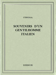 Souvenirs d’un gentilhomme italien