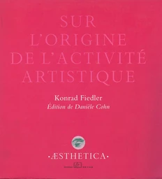 Sur l’origine de l’activité artistique