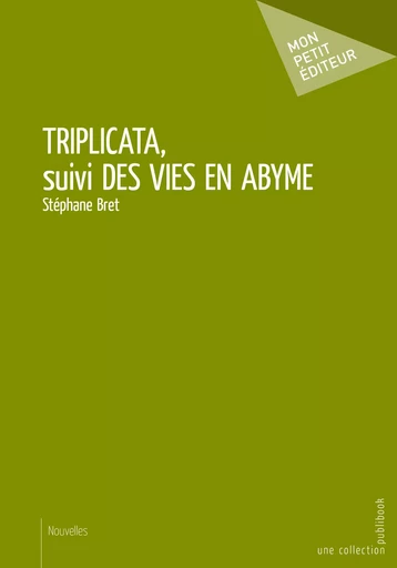 Triplicata, suivi des Vies en abyme - Stéphane Bret - Mon Petit Editeur