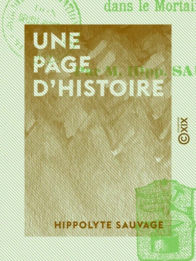 Une page d'histoire - Hippolyte Sauvage - Collection XIX