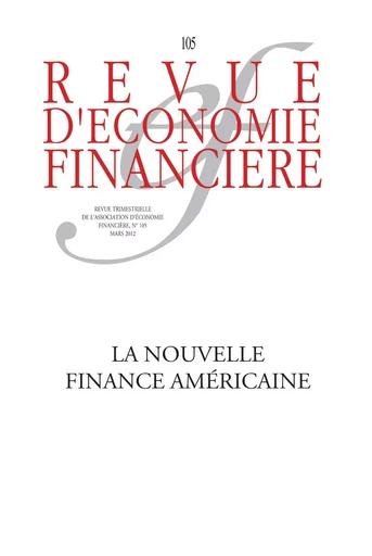 La nouvelle finance américaine - Ouvrage Collectif - Association Europe-Finances-Régulations (AEFR)