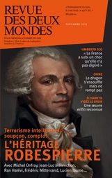 Revue des Deux Mondes novembre 2015