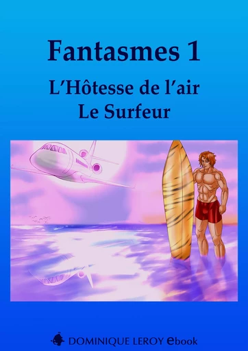 Fantasmes 1, L’Hôtesse de l’air, Le Surfeur - Noann Lyne, Jean-Philippe Ubernois, Frédérique Gabert, Chocolatcannelle Chocolatcannelle, Joy Maguène, Clarissa Rivière, Lily Dufresne, Jean-Luc Manet - Éditions Dominique Leroy