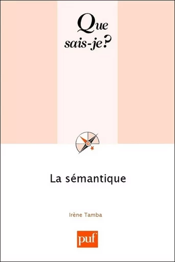 La sémantique - Irène Tamba - Humensis