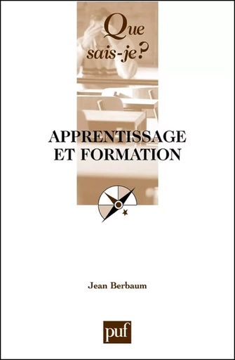 Apprentissage et formation - Jean Berbaum - Humensis