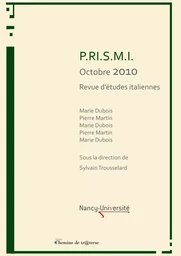 P.R.I.S.M.I. n°9 : Mémoire et écritures du moi : pudeur, impudeur