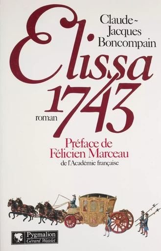 Elissa 1743 - Jacques Boncompain - Pygmalion (réédition numérique FeniXX) 