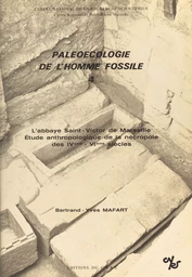 Paléoécologie de l'homme fossile (4)