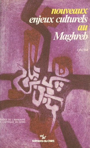 Nouveaux enjeux culturels au Maghreb - Jean-Robert Henry - CNRS Éditions (réédition numérique FeniXX)