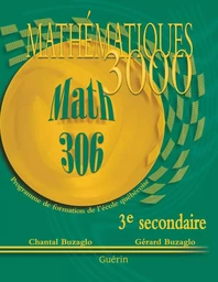 Math 3000 - Sec 3 - Cahier