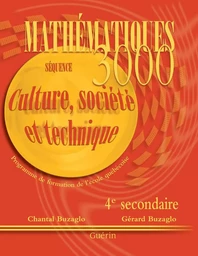 Math 3000 - Sec 4 CST - Cahier