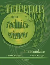 Math 3000 - Sec 4 TS - Cahier