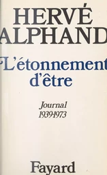 L'étonnement d'être