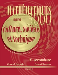 Math 3000 - Sec 5 CST - Cahier