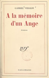 À la mémoire d'un ange