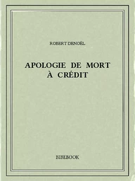 Apologie de Mort à Crédit