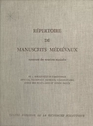 Répertoire de manuscrits médiévaux contenant des notations musicales (3)