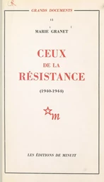 Ceux de la Résistance