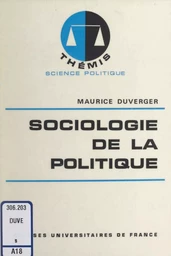 Sociologie de la politique