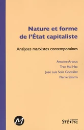 Nature et forme de l'Etat capitaliste