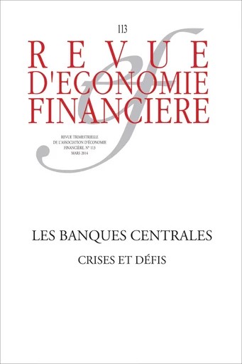 Les banques centrales - Ouvrage Collectif - Association Europe-Finances-Régulations (AEFR)