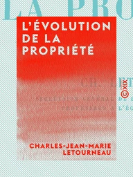 L'Évolution de la propriété