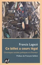 Ce billet a cours légal