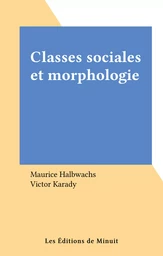 Classes sociales et morphologie