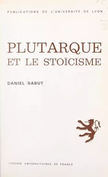 Plutarque et le stoïcisme