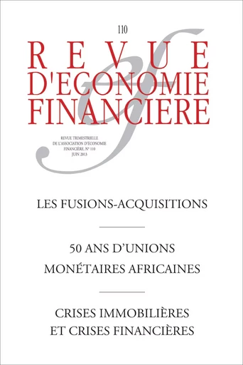 Les fusions-acquisitions - 50 ans d'unions monétaires africaines - Ouvrage Collectif - Association Europe-Finances-Régulations (AEFR)