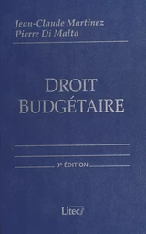 Droit budgétaire : budget de l'État, budgets locaux, budget de la Sécurité sociale, budget européen