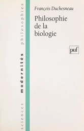 Philosophie de la biologie