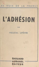 L'adhésion