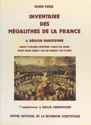 Inventaire des mégalithes de la France (4) : Région parisienne