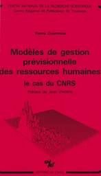 Modèles de gestion prévisionnelle des ressources humaines : le cas du CNRS