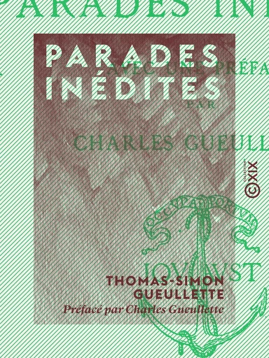 Parades inédites - Thomas-Simon Gueullette, Charles Gueullette - Collection XIX