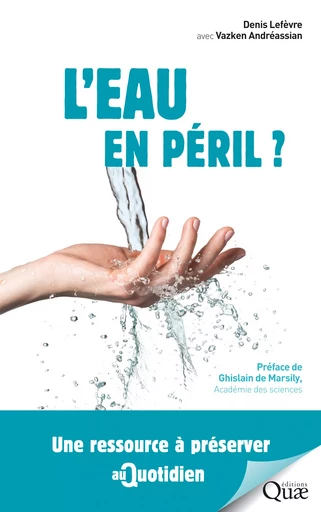 L'eau en péril ? - Denis Lefèvre, Vazken Andréassian - Quae